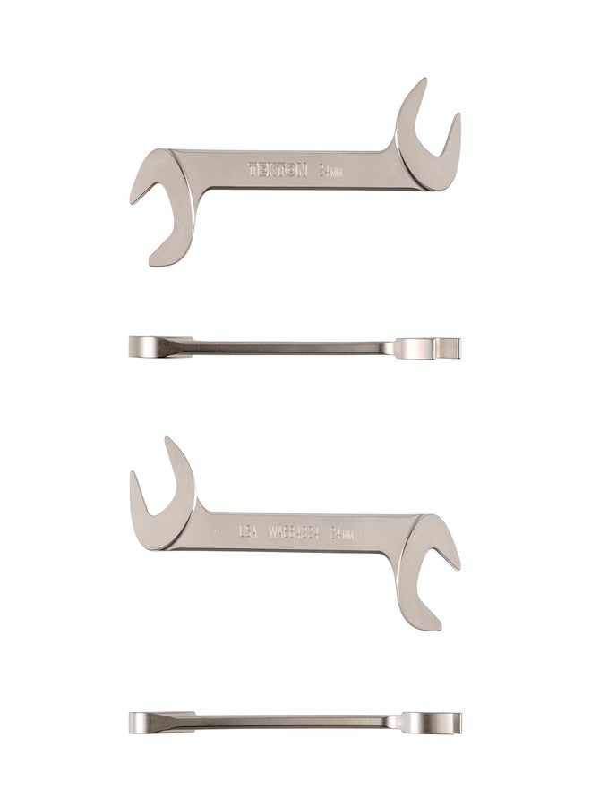 TEKTON 24 mm Angle Head Open End Wrench | WAE84224 | Made in USA - Image 2