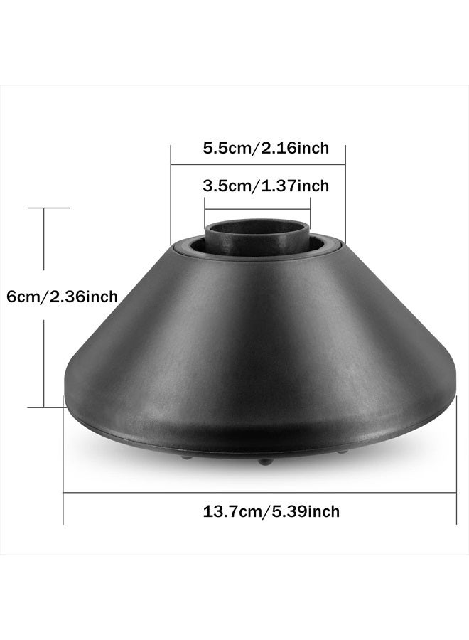 Chuancheng Hair Diffuser Attachment Nozzles for Dyson Supersonic Hair Dryer HD01 HD02 HD03 Tools Accessaries Parts, Black - Image 2