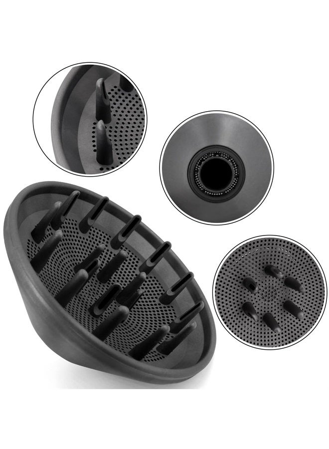 Chuancheng Hair Diffuser Attachment Nozzles for Dyson Supersonic Hair Dryer HD01 HD02 HD03 Tools Accessaries Parts, Black - Image 3