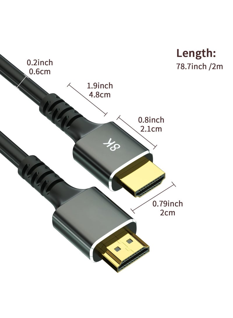 Digipace 8K Ultra High Speed HDMI 2.1 Cable, for Computer Monitors and Gaming Consoles, Projectors, TVs - Image 2