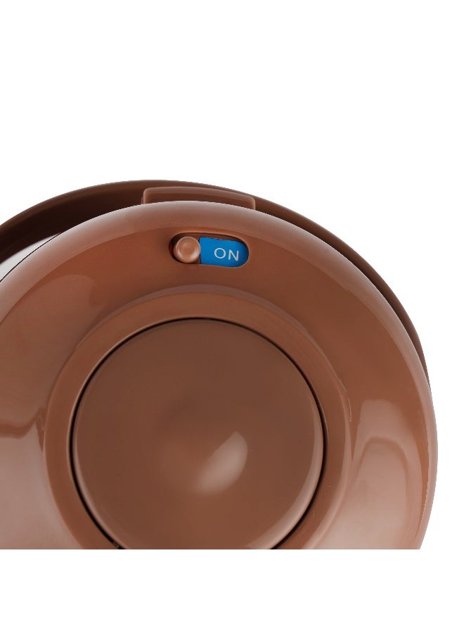 Royalford 3.0 L Thermic Airpot Flask with Double Wall Vacuum Insulation- RF12133/ 360-Degree Rotating Base, Asbestos-Free Glass Inner/ Keeps the Drink Hot for 18 Hours and Cold for 24 Hours/ Suitable for Indoor and Outdoor Use/ Brown Assorted Colors - Image 3