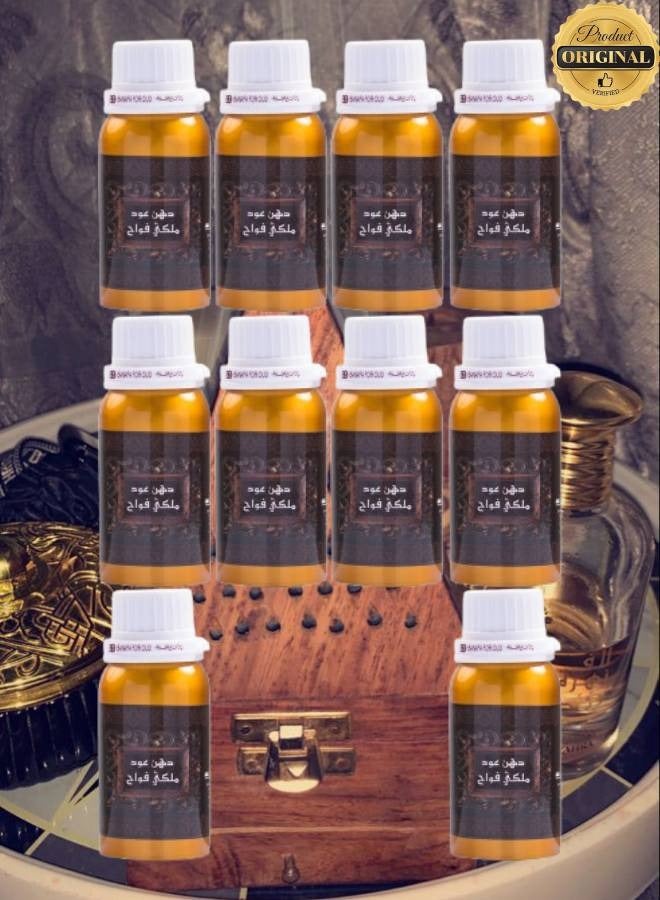 Banafa 10 Pieces Royal Oud Fragrance Oil 10 Tola - Image 1