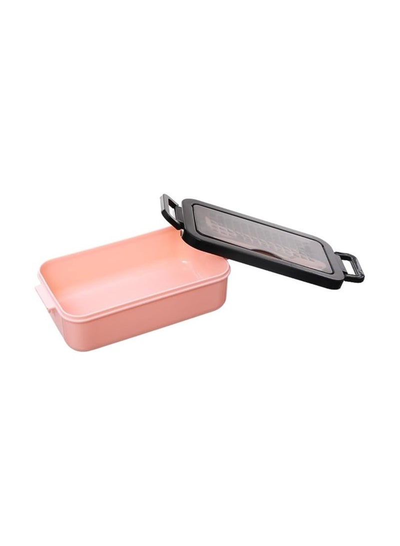Spaceshoop Plastic Airtight Lunch Box With Spoon And Fork - Image 3