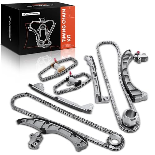 A-Premium Engine Timing Chain Kit W/Tensioner & More [fits DOHC, 8Cyl 5.7L, 3UR-FE] Compatible with Lexus LX570 09-11, LX570 13-16 & Toyota Land Cruiser, Sequoia 2009-2017, Tundra 2009-2017 - Image 1