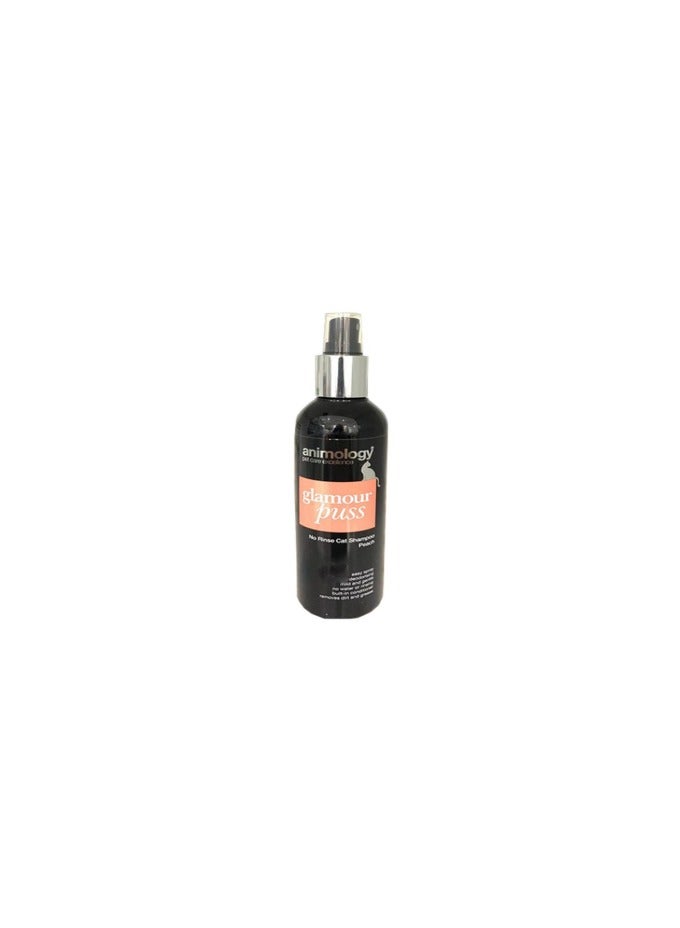 Animology Glamour Puss No Rinse Cat Shampoo 250ml  Peach