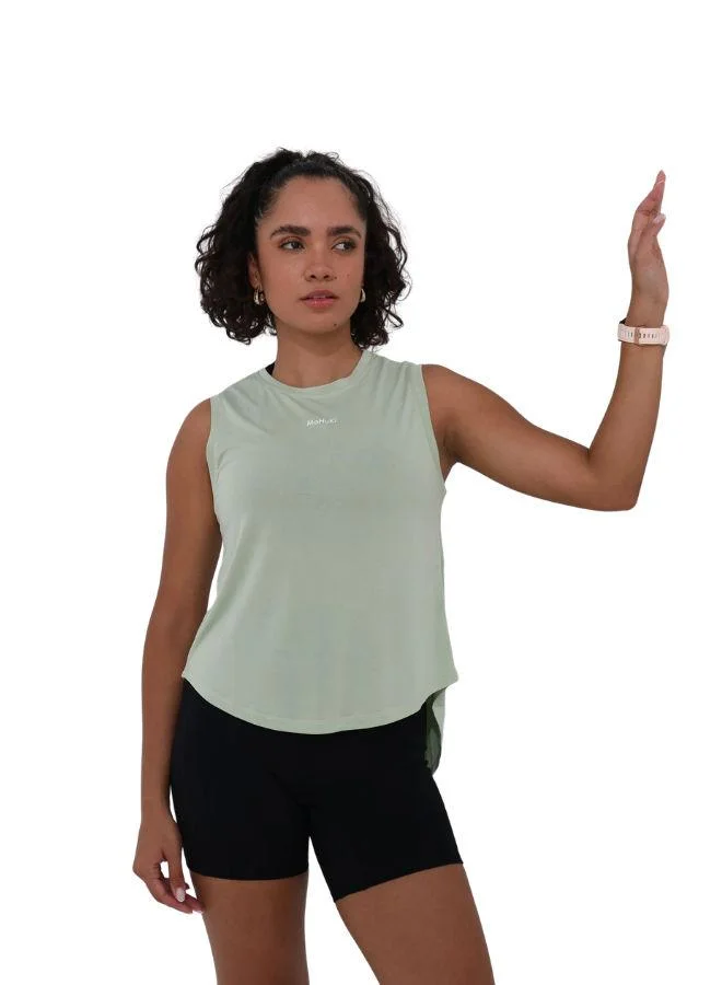 موهوكي موهوكي توب رياضي Active Tie Back Singlet - أخضر نعناعي