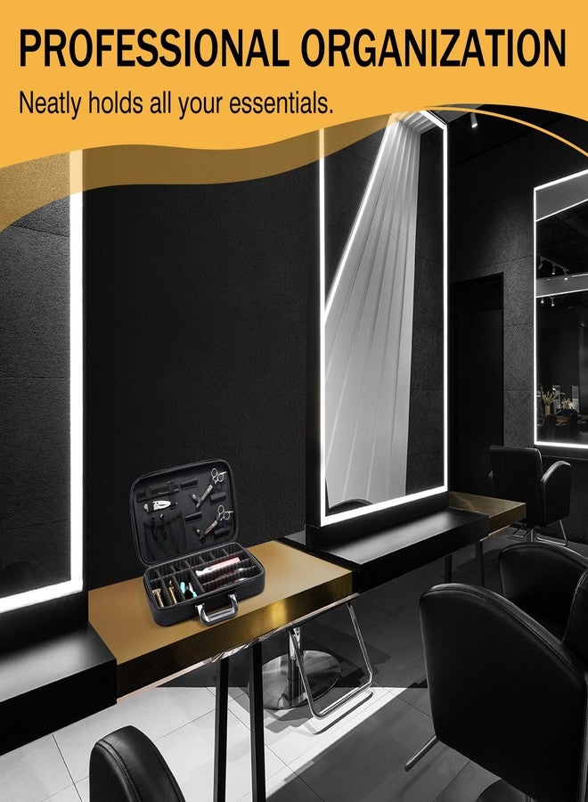 MoyRetty Barber Carrying Bag for Clippers and Supplies, Large Size Travel Case for Barber, Hair Clips Scissors Cutting Tools Organizer, Professional Salon Supplies DIY Storage Kit for Stylist - Image 5