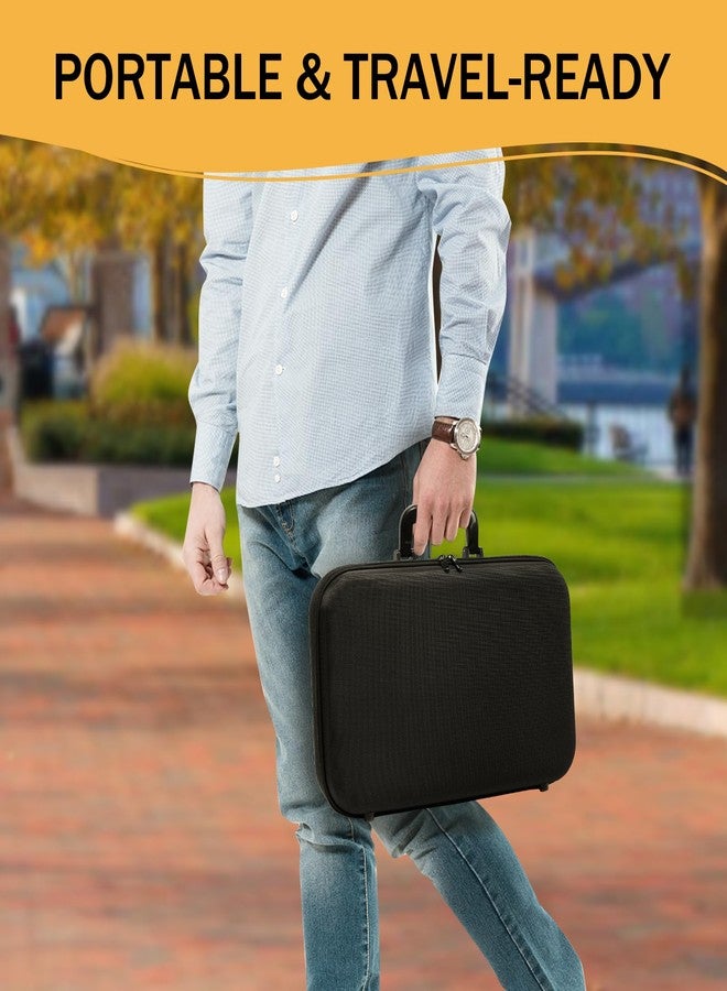 MoyRetty Barber Carrying Bag for Clippers and Supplies, Large Size Travel Case for Barber, Hair Clips Scissors Cutting Tools Organizer, Professional Salon Supplies DIY Storage Kit for Stylist - Image 3