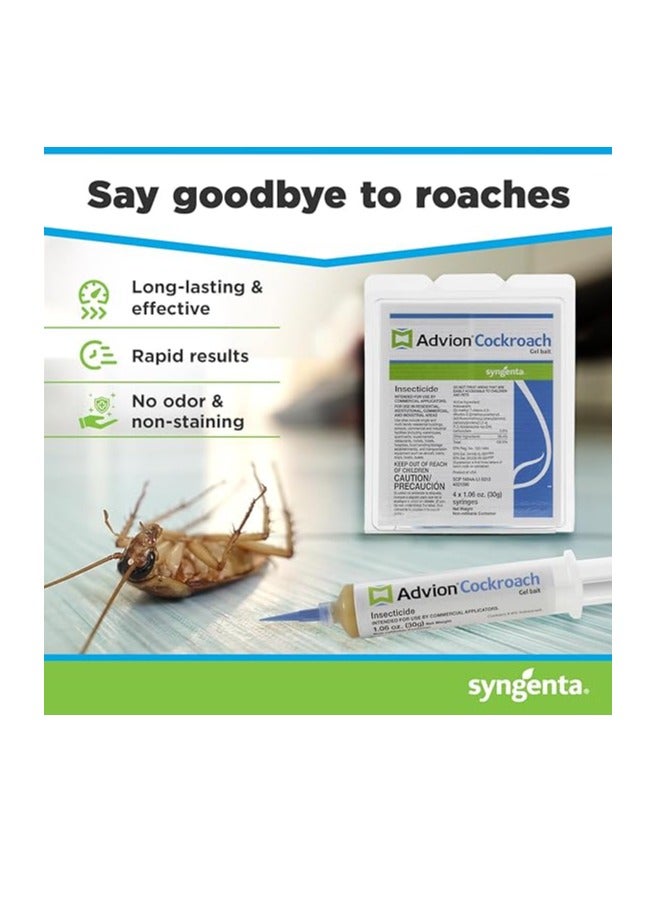 syngenta Cockroach Killer Gel Bait Insecticide 4 x 30g each  - Image 2