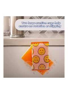Scrub Daddy Sponge Holder -  Daddy Caddy, Sink Sponge Holder With Suction Cups for Smiley Face Sponge, Sink Organizer for Kitchen and Bathroom, Self Draining, Dishwasher Safe and Fits almost All Sponges, Set Of 1  - Image 5