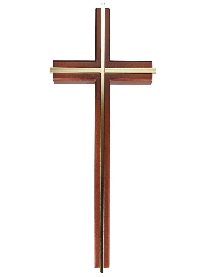 ACHIBANG 10" Wooden Cross for Wall, Modern Minimalist Wall Cross for Home Decor and Blessing, Catholic Gifts - Image 1