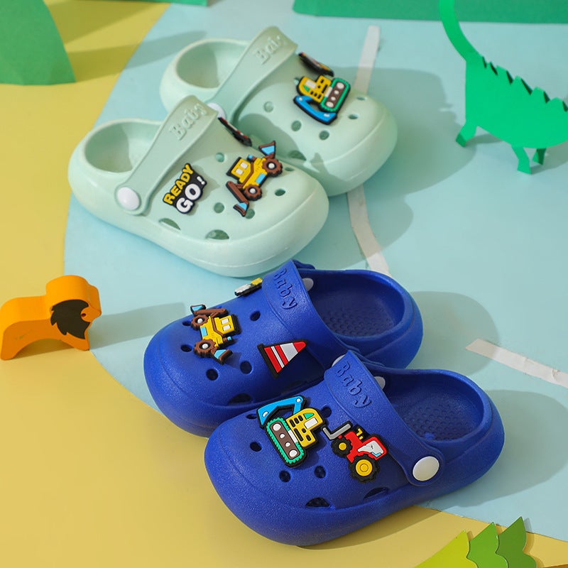 Summer Children'S Cave Shoes Women'S Sandals And Slippers Boys And Girls Bathroom Non-Slip Baby Cave Shoes Kids Cartoon Cute - Image 4