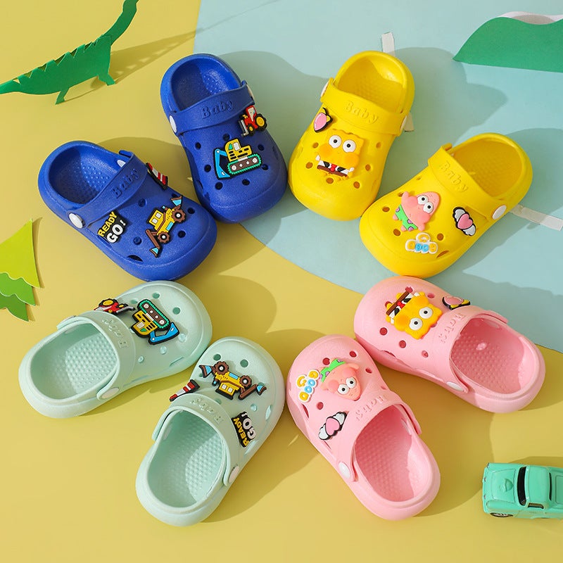 Summer Children'S Cave Shoes Women'S Sandals And Slippers Boys And Girls Bathroom Non-Slip Baby Cave Shoes Kids Cartoon Cute - Image 2