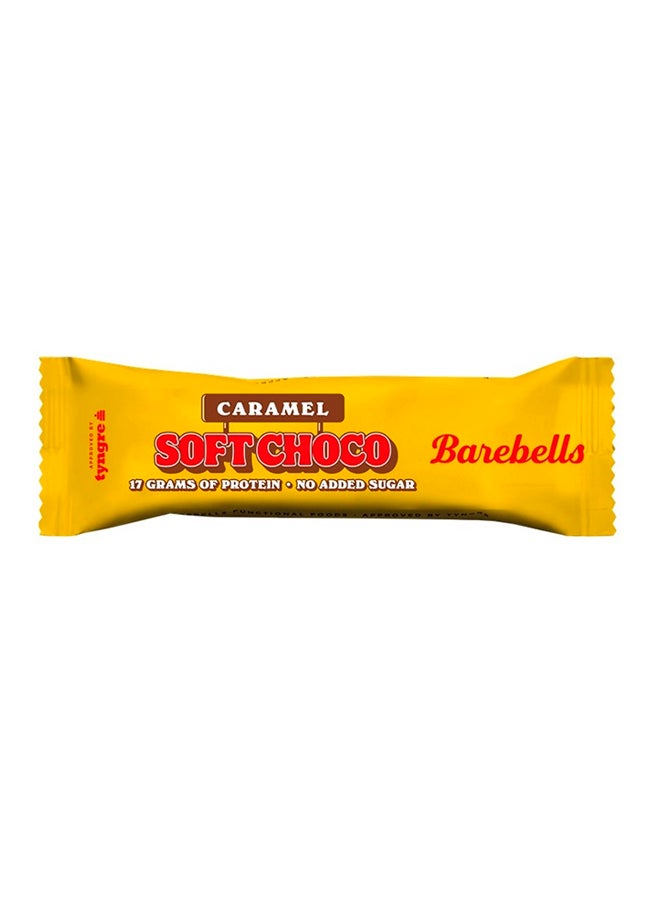 Barebells Caramel Soft Choco Protein Bar 55g (17g Protein) - Image 1