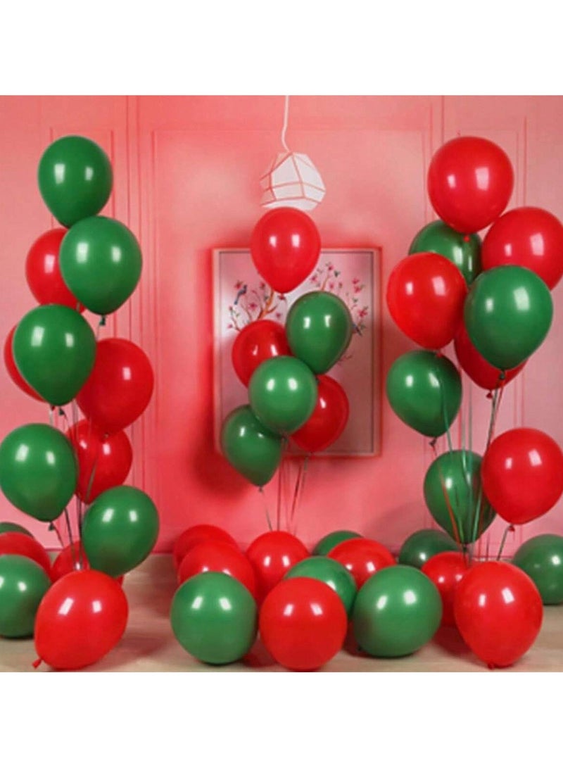 A set of dark green latex balloons to decorate birthday parties, Saudi National Day, Founding Day, and all special occasions, 25 pieces - Image 3