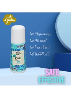 Just Gentle Just Gentle Organic Kids Deodorant Unscented Cool - Aluminum-Free, Natural Odor Protection, Cooling Sensation, Gentle on Sensitive Skin, 60ml  - Image 4