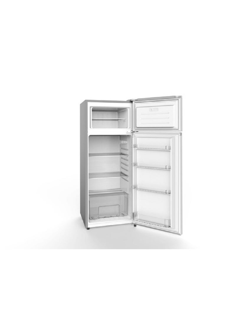OSCAR | Defrost Double Door Refrigerator | Model: ORF230DFDDS | 210 Liters Capacity | Inside Condenser | No Frost Technology | 4-Star Rating | Dimensions 54.5x58.3x143 cm - Image 3