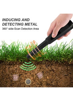 Generic 2022New Handheld Metal Pin Pointer GP-Pointers Rod Detector Underground Wiring Detector 360° Search Gold Finder Bolt Finder (With spring buckle + wrist guard + waterproof bag + battery)  - Image 3