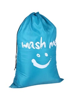 NIBEMINENT Multi-Functional Foldable Laundry Bag Blue/White  - Image 2