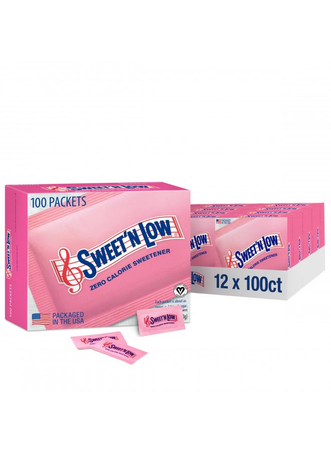 SweetN Low Zero-Calorie Sweetener | Contains Saccharin, Sugar Substitute, Keto, Vegan, Gluten-Free | Great for Cooking, Baking, Coffee, Tea, Hot/Cold Beverages | 100 Packets (12 Pack) - pzsku/ZEF9326A5E9C3325E2B88Z/45/_/1731077965/57cd84c0-8c06-41fb-ad54-1d94d158db55