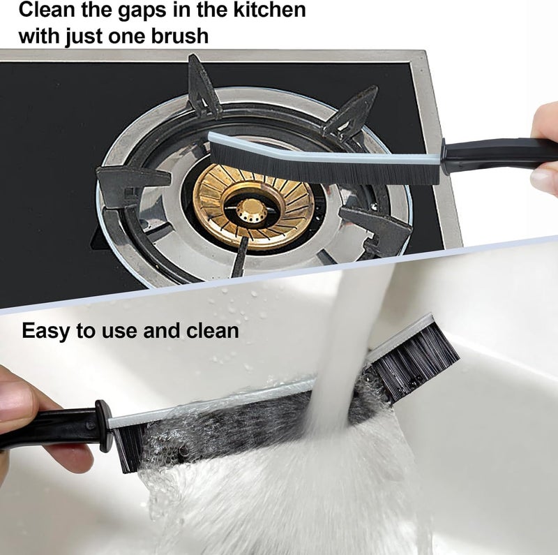 SHOWSTOPPER Gap Cleaning Brush, Set of 6, Tough Bristles, Cleaning Brush, Bathroom Gap Cleaning Brush, Mini Gap Cleaning Brush, Clean The Dead Corners of Bathroom Kitchen Tiles, Window - Image 3