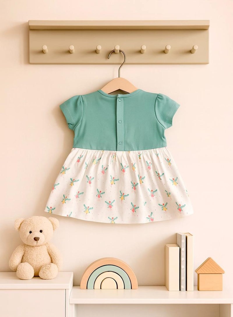 ANDRINA Newborn baby girls butterfly dress, soft design and attractive summer colors, party and event clothes for girls - Image 3