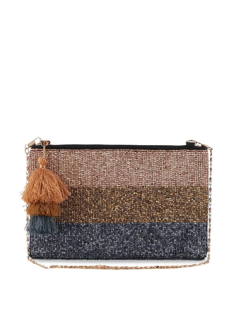 برياسي Embellished Structured Sling Bag