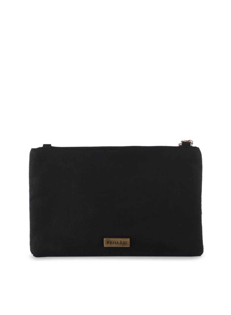 Priyaasi Embellished Structured Sling Bag  - Image 4