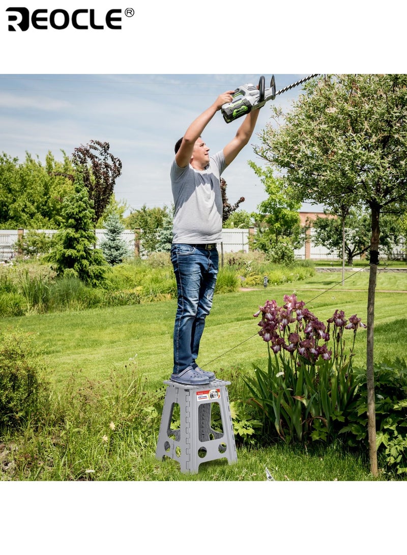 ريوكل كرسي قابل للطي مقعد مخيم كبير قابل للطي مقعد متعدد الأغراض محمول مع مقابض للاستخدام في الداخل والخارج - Image 5