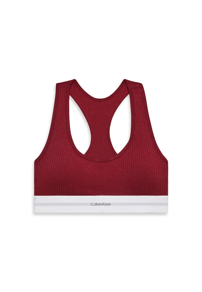 CALVIN KLEIN logo Lined Bralette Bra