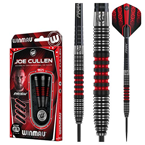 Winmau Joe Cullen Signature Edition 23 Gram Tungsten Darts Set with Flights and Stems (Shafts) - Image 1