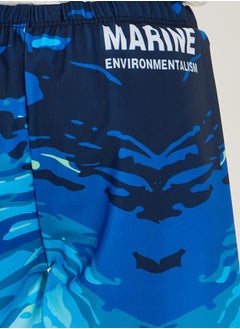 Styli Ocean Print Swimming Trunks  - Image 3