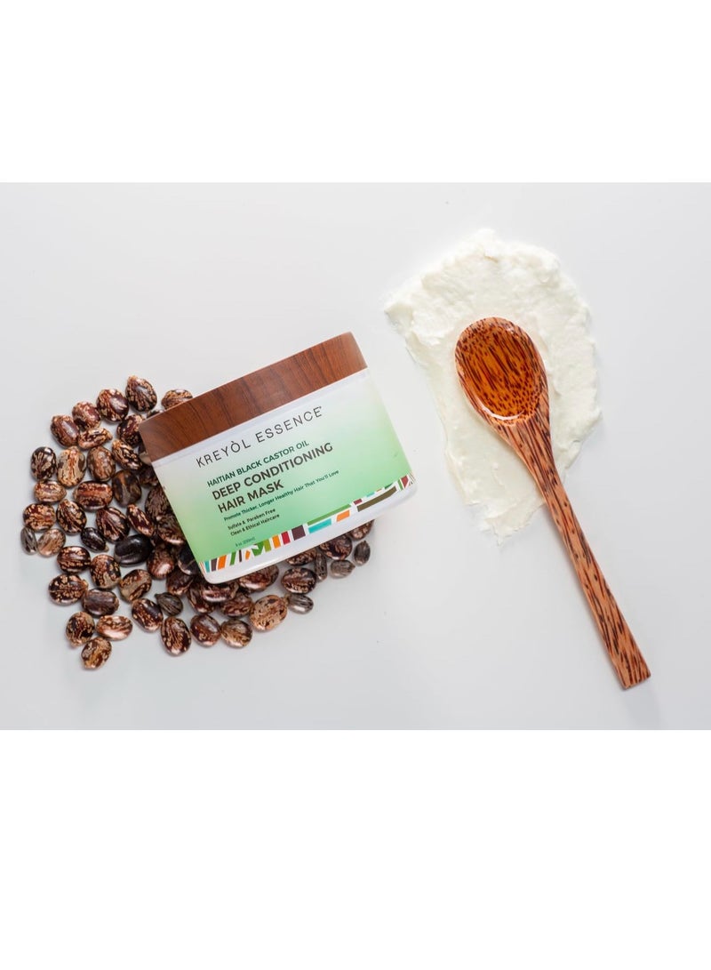 Kreyol Essence – 8 Oz DEEP CONDITIONER MASK, Scalp Care Reduce Shed + Repair Hair Mask, Overnight Moisture Mask - Image 4