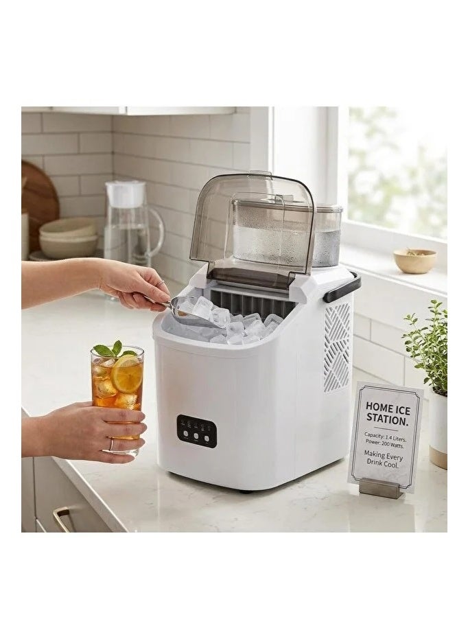 Ice maker with a capacity of 1.4 liters, fast, with a power of 200 watts. - Image 4