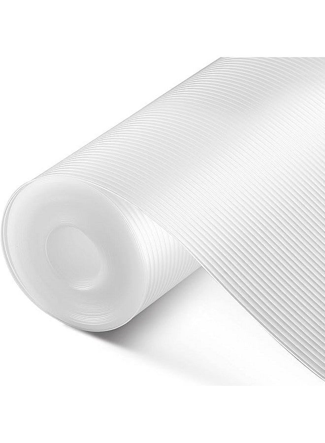ElastPro Ethylene Vinyl Acetate 45 Cm X 3 M Transparent Food Grade Solid EVA Anti Slip Washable Matsheet For Fridge, Kitchen, Drawer, Shelf Liner, Table (Line Texture, Natural White) - Image 2