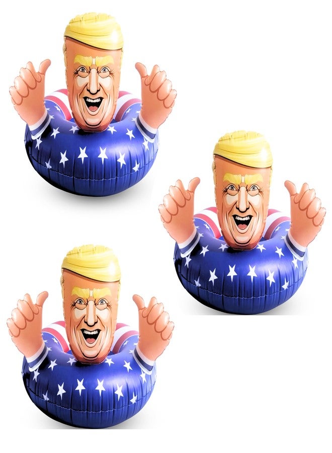 NINOSTAR Inflatable Pool Float 2024 American Pool Float for Summer Pool Party - Fun Inflatable for Adults and Kids Pack of 3 - Image 1
