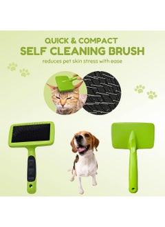 3 PCS Pet De-Shedding Brush Set for Dog & Cat, Professional Pet Grooming Tool Kit for Short Haired Dogs and Cats Reduces Undercoat Shedding, Puppy Loose Hair Remover Comb, Soft Rubber Glove - pzsku/ZEF9413682E9E163D37AFZ/45/_/1722564082/5aacc6ca-7ca5-45a0-bff9-4f4d2658eba1