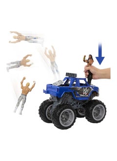Mattel Games WWE Vehicle Wrekkin Slam Crusher Monster Truck Playset  - Image 4