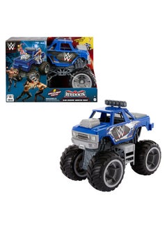 Mattel Games WWE Vehicle Wrekkin Slam Crusher Monster Truck Playset  - Image 1