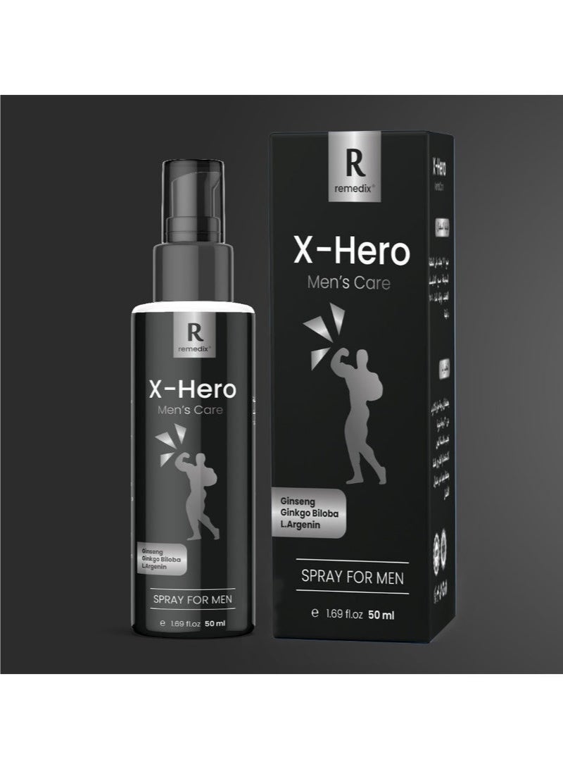 ريميدكس  اكس هيرو اسبراى للرجال 50 مل. - Image 2