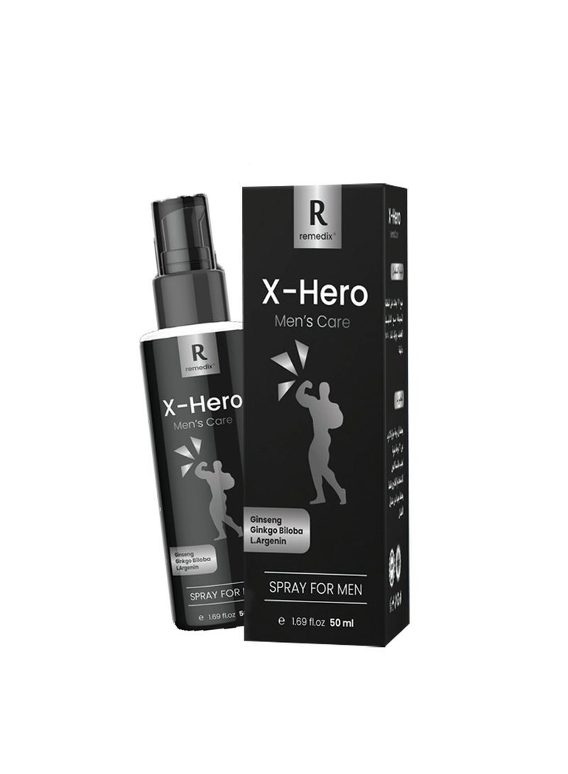 ريميدكس  اكس هيرو اسبراى للرجال 50 مل. - Image 1