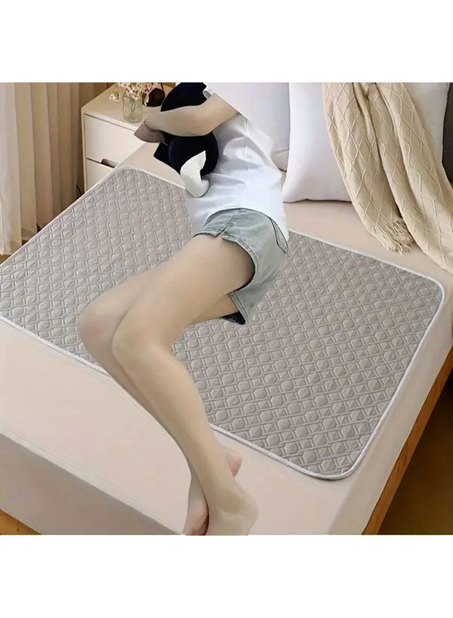 Large Dark Coffee Waterproof Mattress Pad For Seniors Pets And Incontinence - Image 4