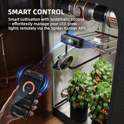Spider Farmer G3000 Cost-Effective LED Grow Lights 300W, Upgraded App Remote Control, 3x3ft Coverage Full Spectrum Dimmable Bar Style Growing Lamp for Indoor Plants - Image 5