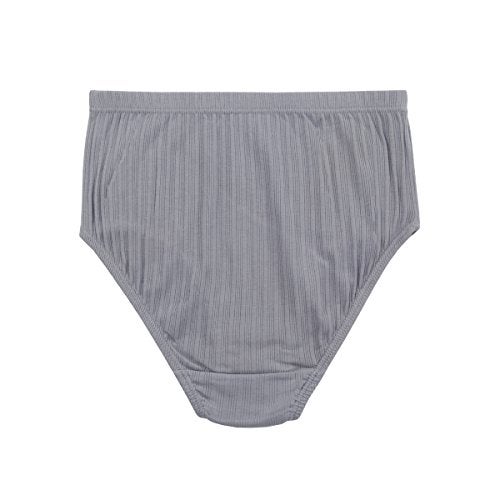 KNITLORD Women's Plus Size Underwear Cotton 6 Pack Comfort Hi-Cut Panties(4XL) - Image 2