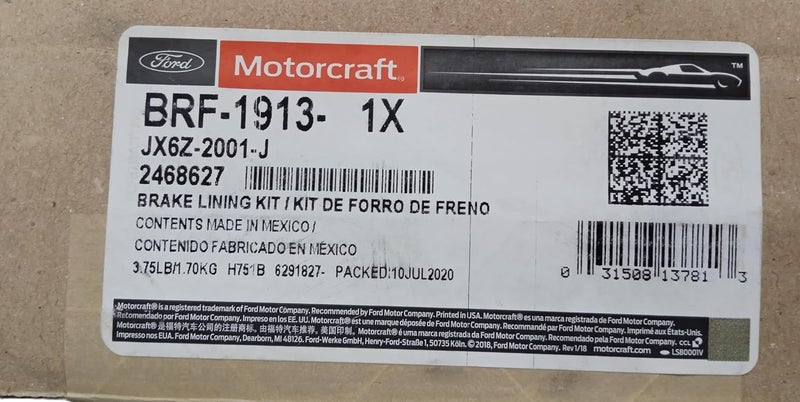 Motorcraft Genuine Front Brake Pad for Ford Escape, Bronco Sport, Maverick, and Lincoln Corsair - JX6Z2001J / NZ6Z2001A / JX6Z2001F - Image 3
