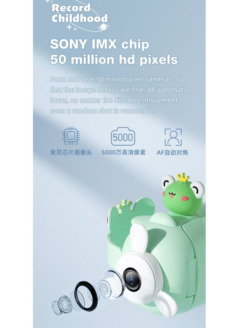 GULFLINK Kids Toy Camera for Child Boys Girls Green - Image 4