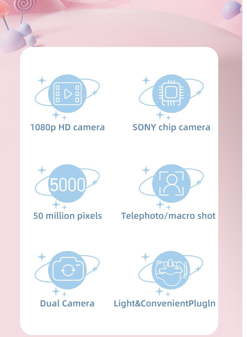 GULFLINK Kids Toy Camera for Child Boys Girls Green - Image 2