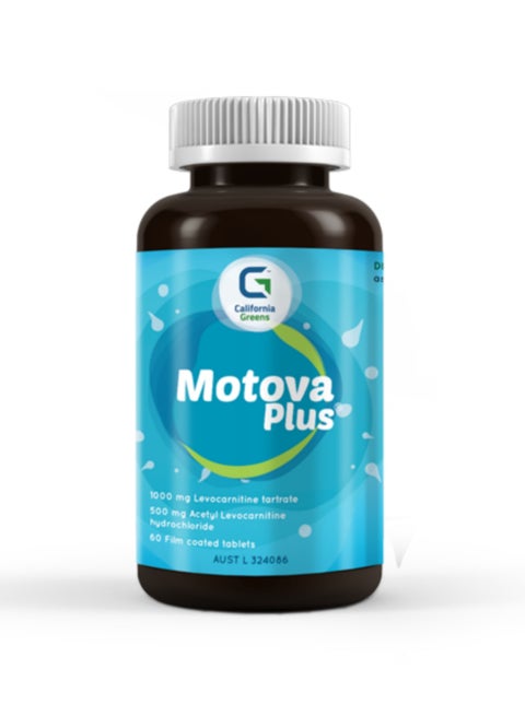 motova l carnitine California Greens Motova Plus L-Carnitine 60 Tablets | Best Price KSA