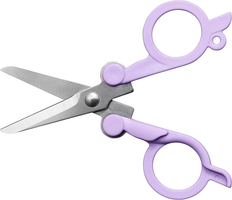 Fiskars Explore Folding Scissor Designer Collection Ultra Lilac Travel Friendly - Image 4