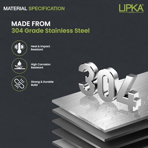 LIPKA Rectangular Tile Insert Shower Drain Channel | 18 x 3 Inches | Waste Water Floor Drain for 13mm Tile | 304 Stainless Steel | Invisible Shower Drainer Channel | Anti Cockroach Trap and Side Hole - Image 4